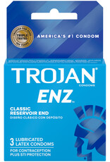 Trojan Condoms Trojan Condom Enz Lubricated 3 Pack
