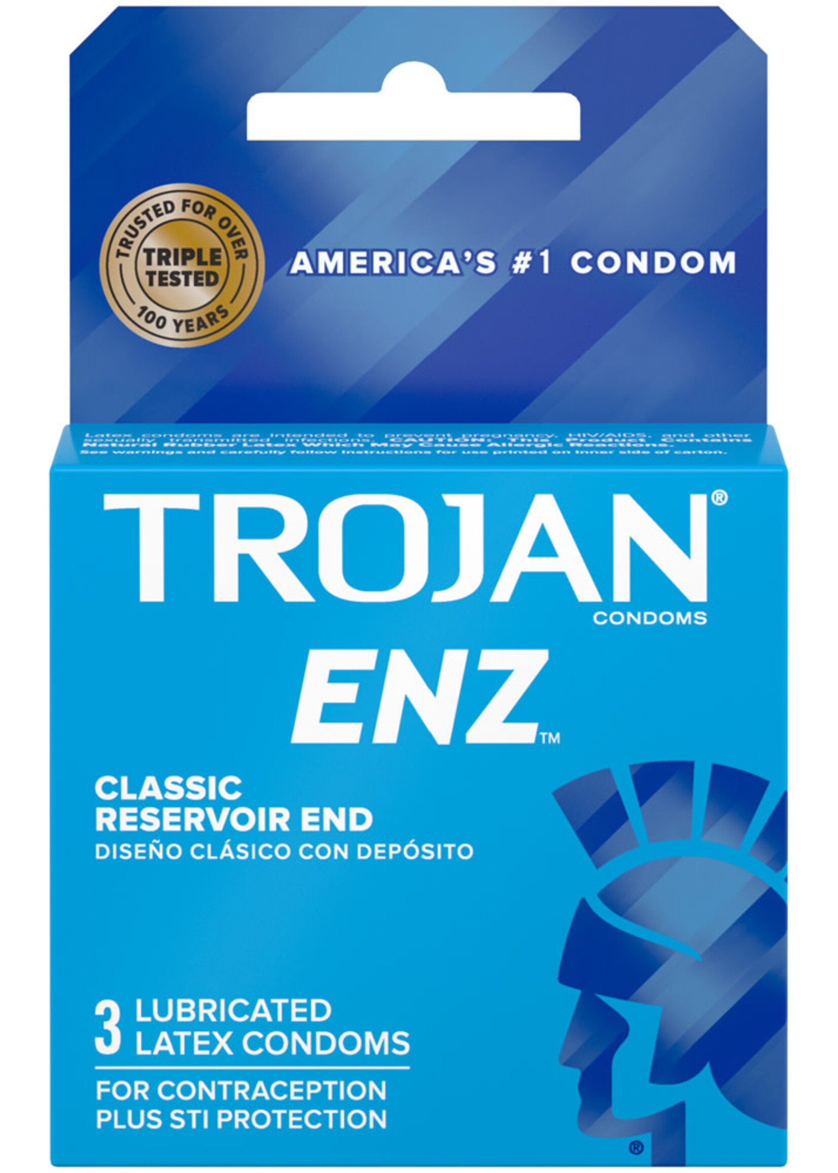 Trojan Condoms Trojan Condom Enz Lubricated 3 Pack