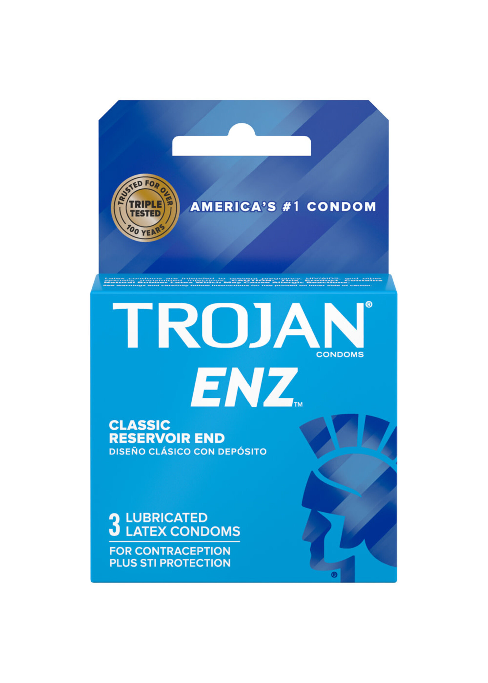 Trojan Condoms Trojan Condom Enz Lubricated 3 Pack
