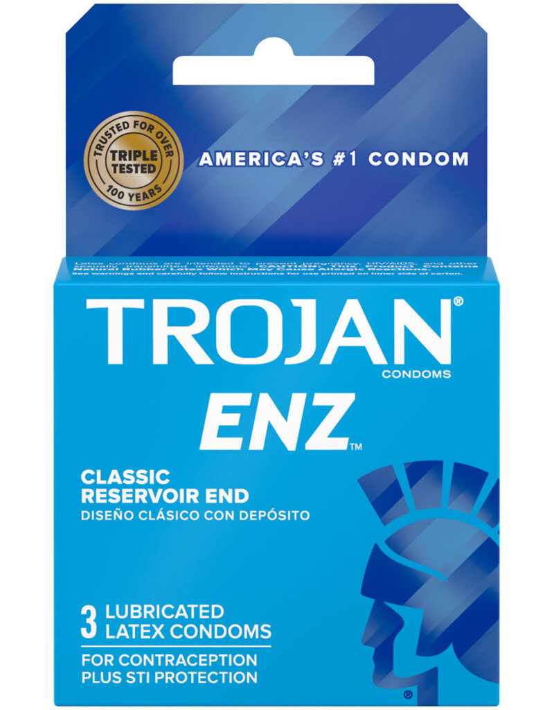 Trojan Condoms Trojan Condom Enz Lubricated 3 Pack