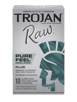 Trojan Condoms Trojan Raw  Non-Latex - 10 pack