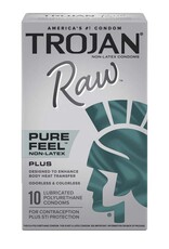 Trojan Condoms Trojan Raw  Non-Latex - 10 pack