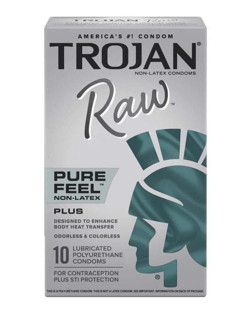 Trojan Condoms Trojan Raw  Non-Latex - 10 pack