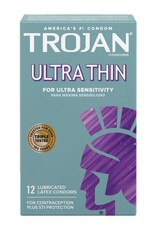 Trojan Condoms Trojan Ultra Thin Condoms - Box of 12 Trojan Condoms Trojan Ultra Thin Condoms - Box of 12