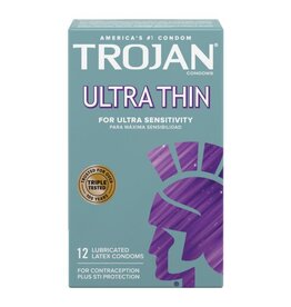 Trojan Condoms Trojan Ultra Thin Condoms - Box of 12