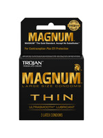 Trojan Condoms Trojan Condom Magnum Thin Large Size Lubricated 3 Pack