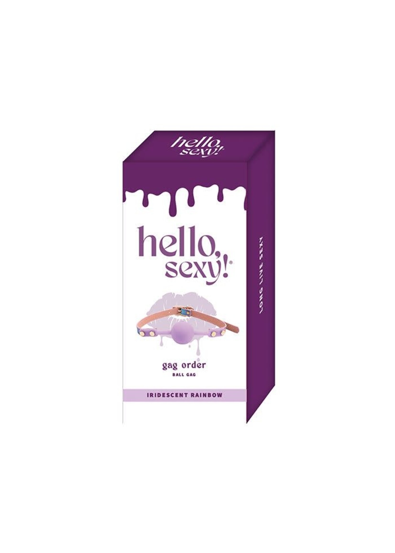 Thank Me Now Brands Hello Sexy! Gag Order - Iridescent Rainbow