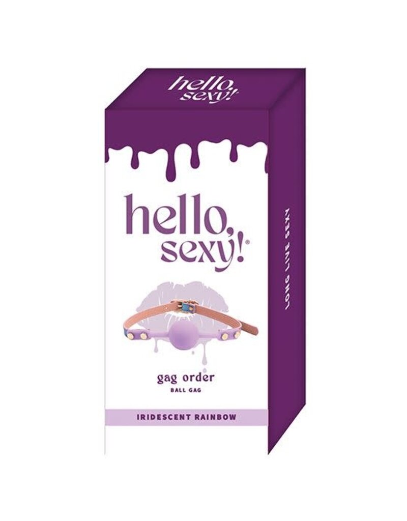 Thank Me Now Brands Hello Sexy! Gag Order - Iridescent Rainbow