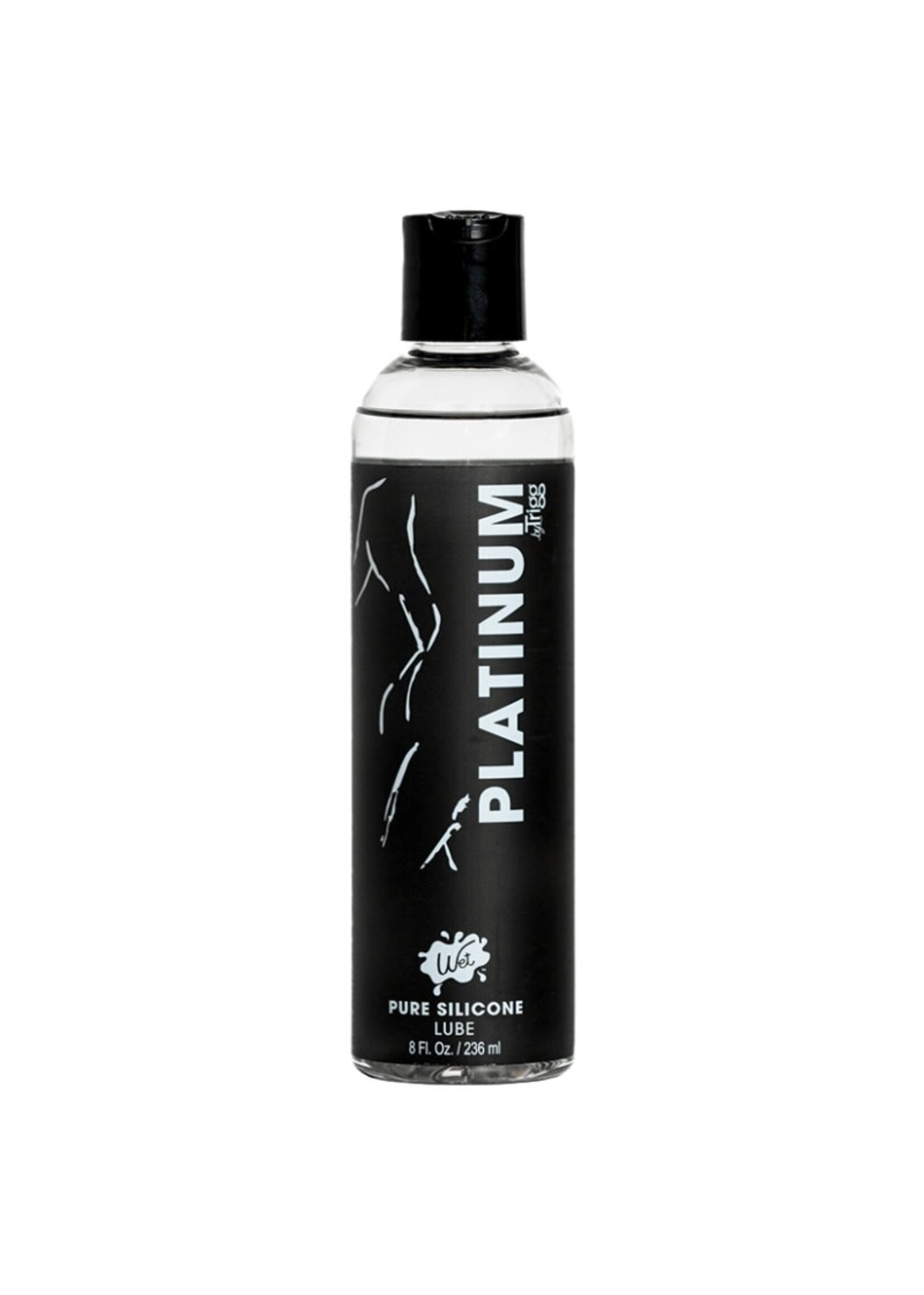 Wet Lubricants Wet Platinum - Luxury Silicone Based Lubricant 8 oz