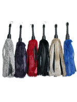 Touch of Fur 16" Rabbit Fur and Leather Flogger