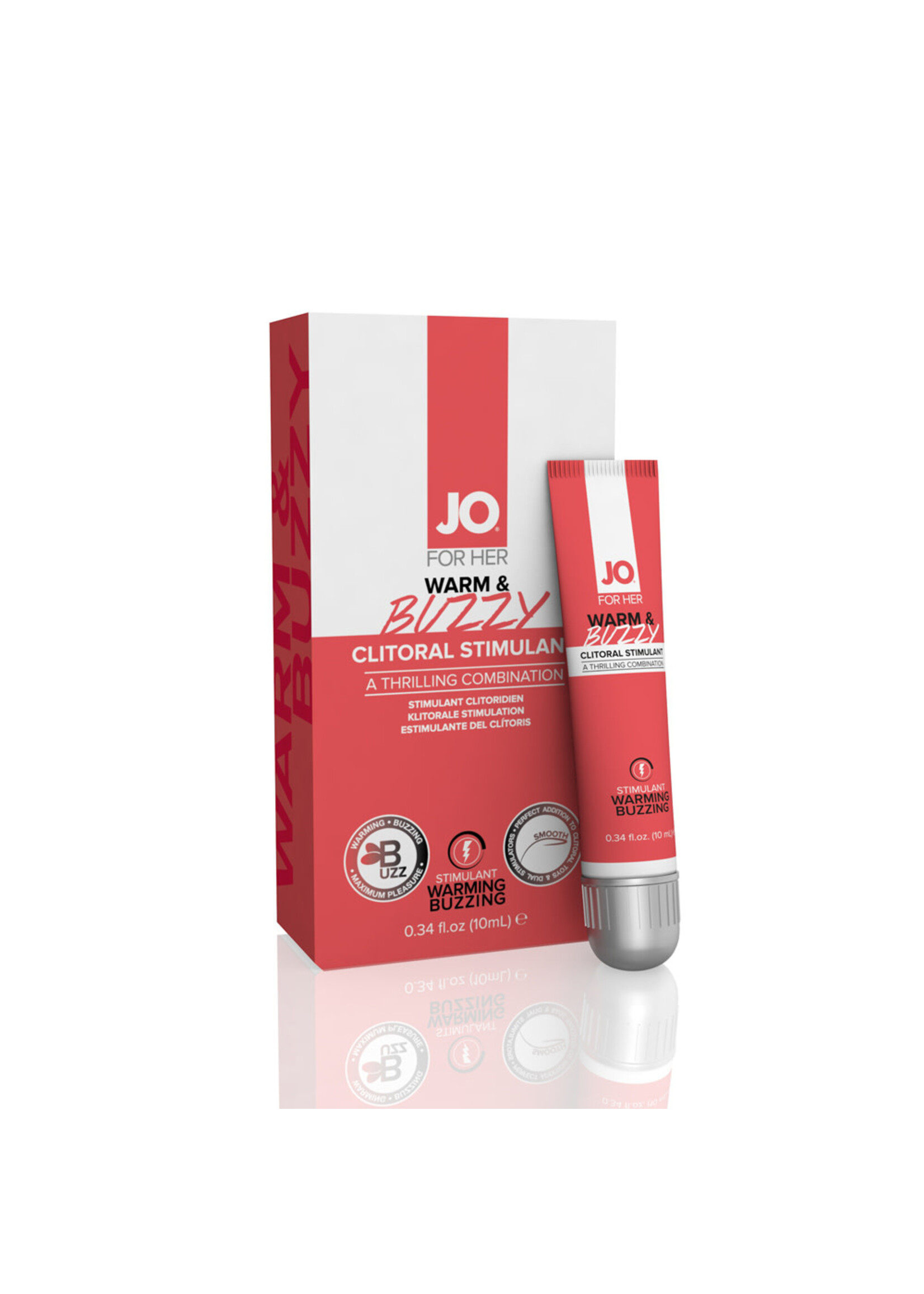 System Jo Jo For Her Warm & Buzzy Clitoral Cream 10ml