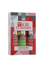 System Jo JO Tri-Me Triple Pack Flavors 1oz (3 Bottles)