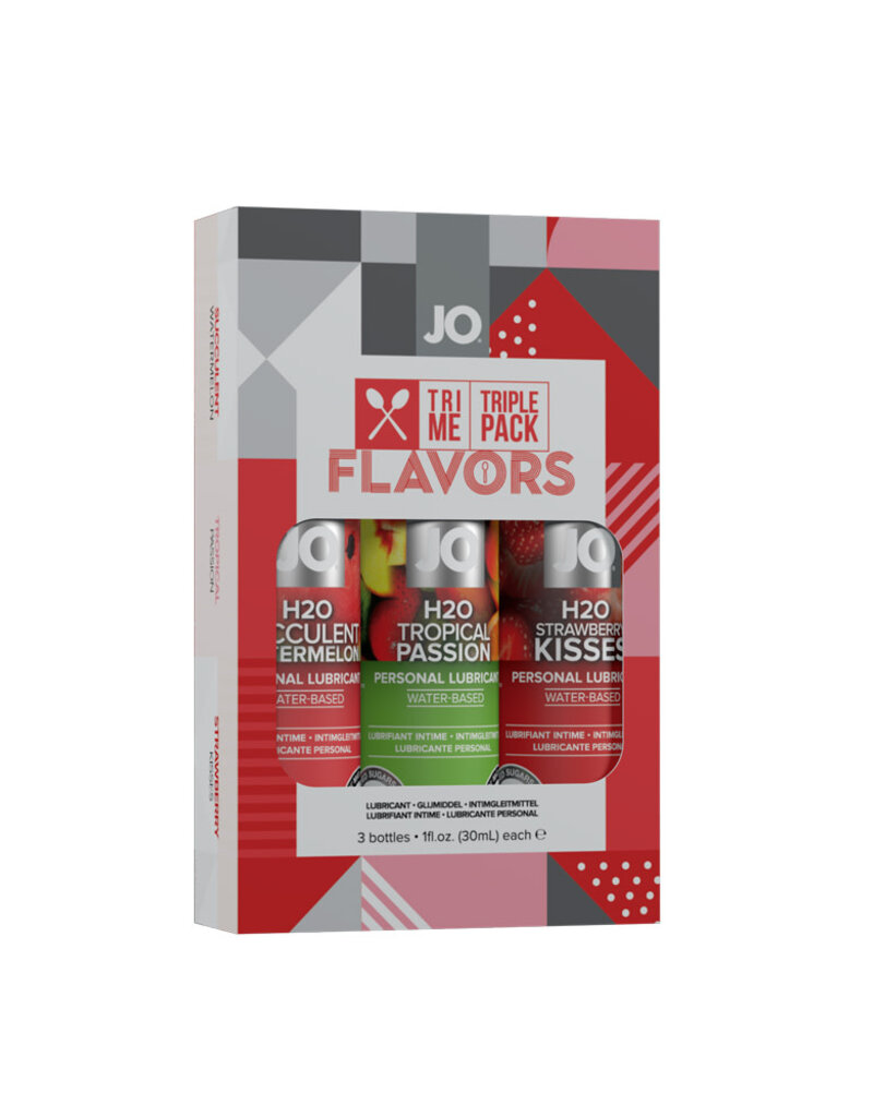 System Jo JO Tri-Me Triple Pack Flavors 1oz (3 Bottles)