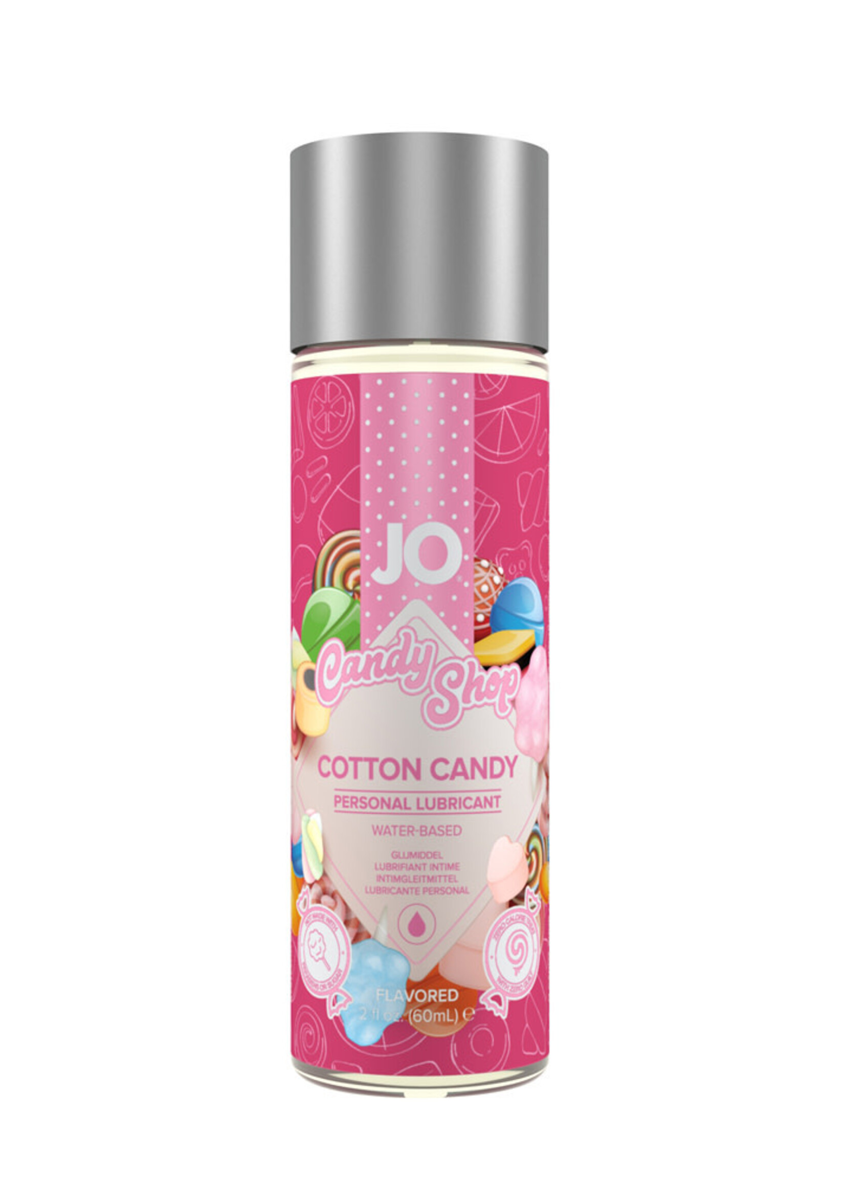 System Jo Jo Candy Shop Water Based Flavored Lubricant Cotton Candy 2 Ounce