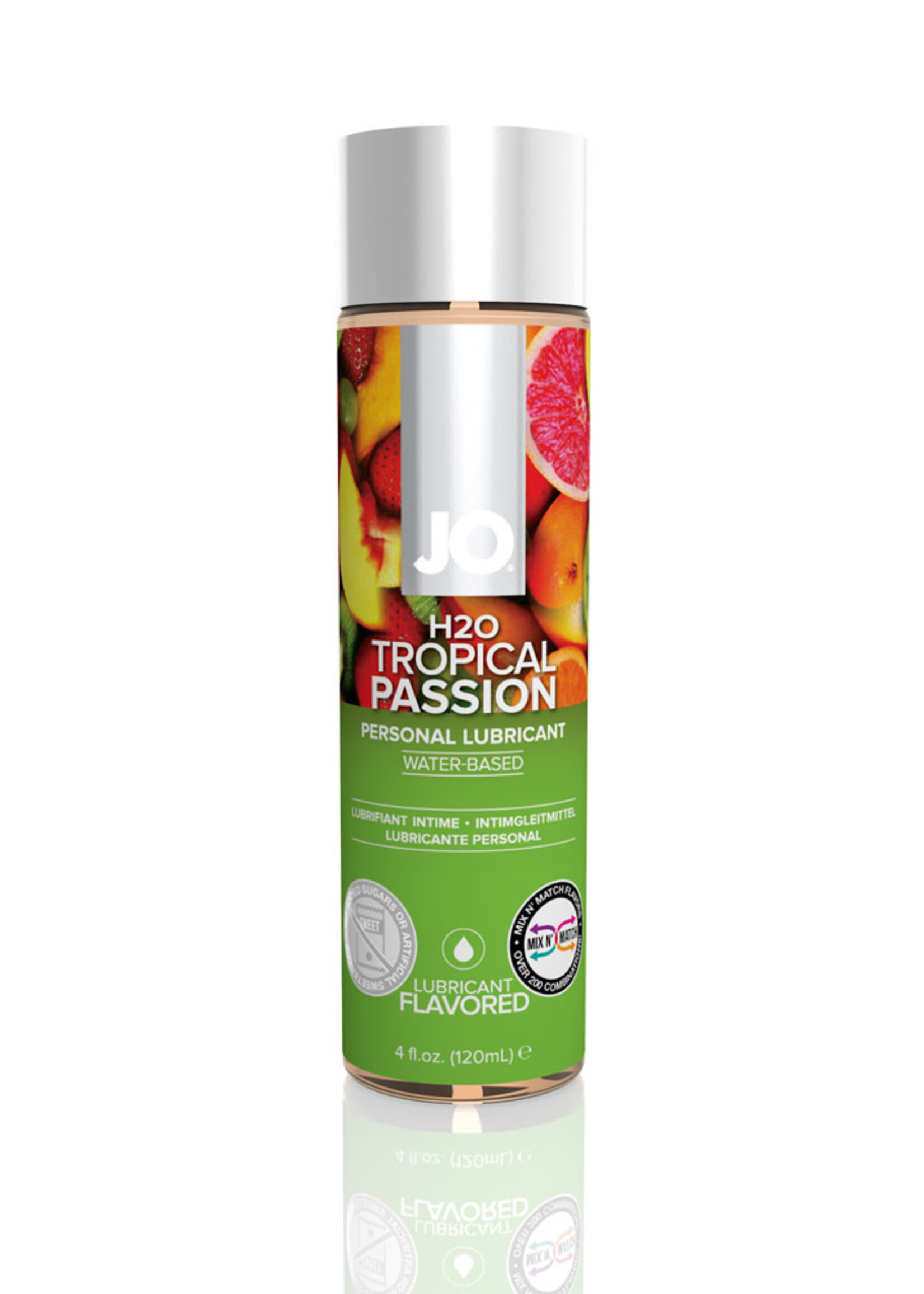 System Jo Jo H2O Flavored Water Based Lubricant Tropical Passion 4 Ounce