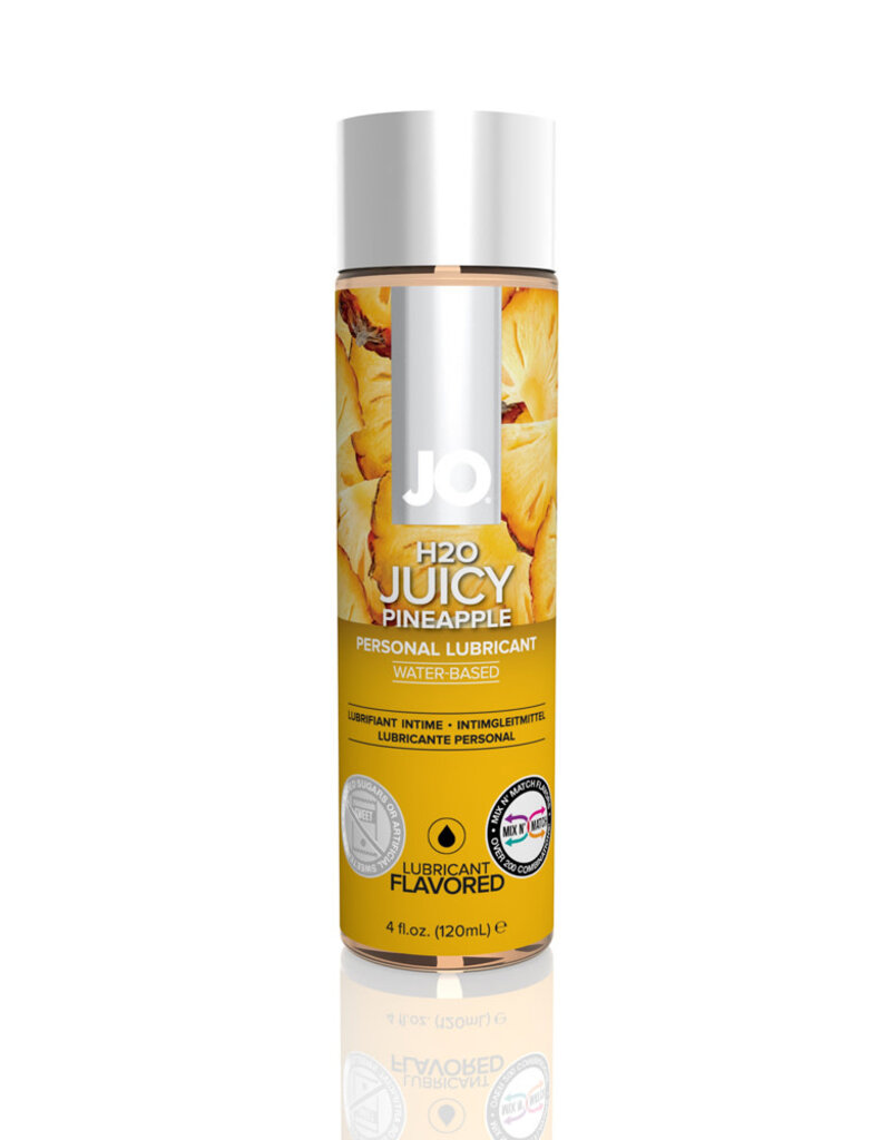 System Jo Jo H2O Flavored Water Based Lubricant Juicy Pineapple 4 Ounce