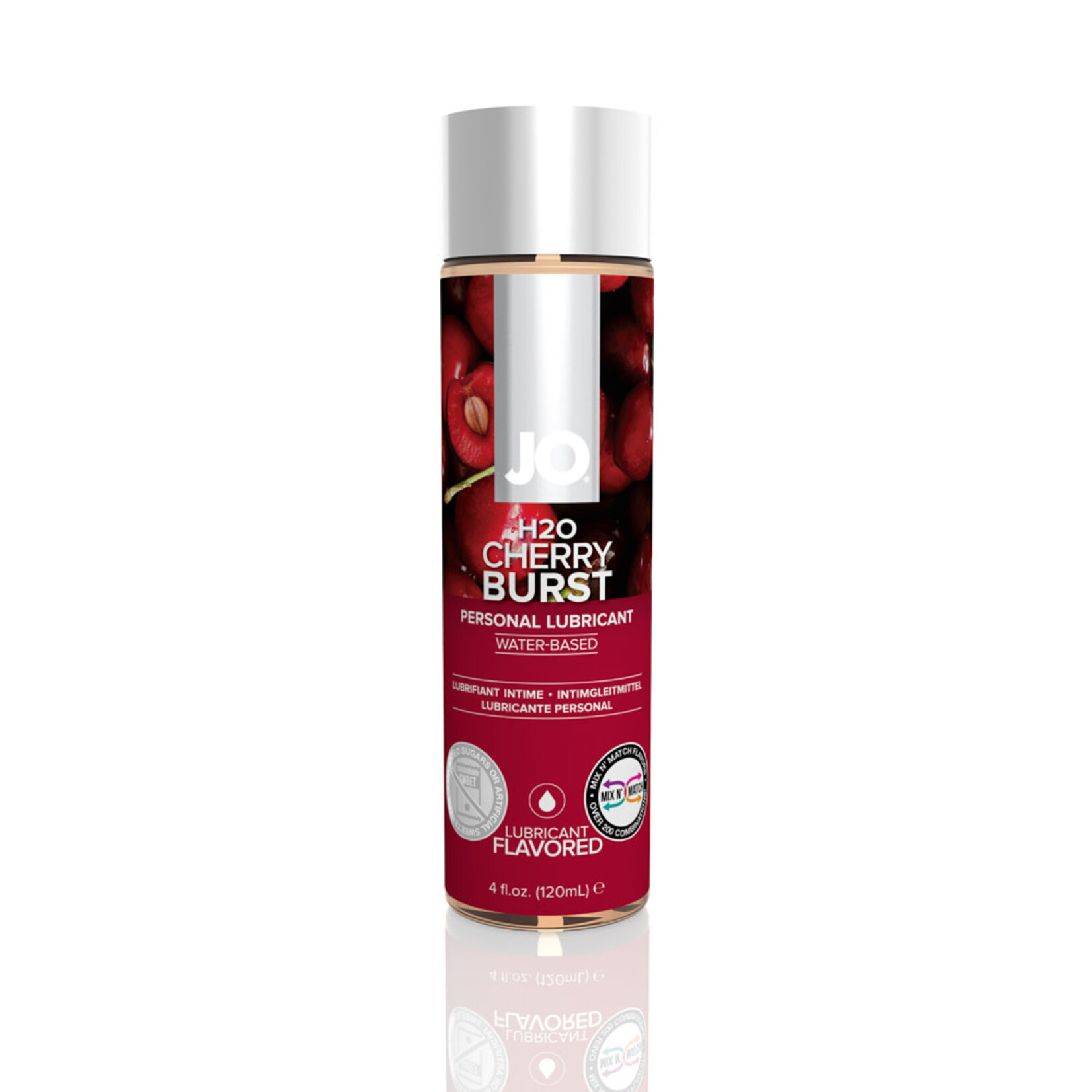 System Jo Jo H2O Flavored Water Based Lubricant Cherry Burst 4 Ounce