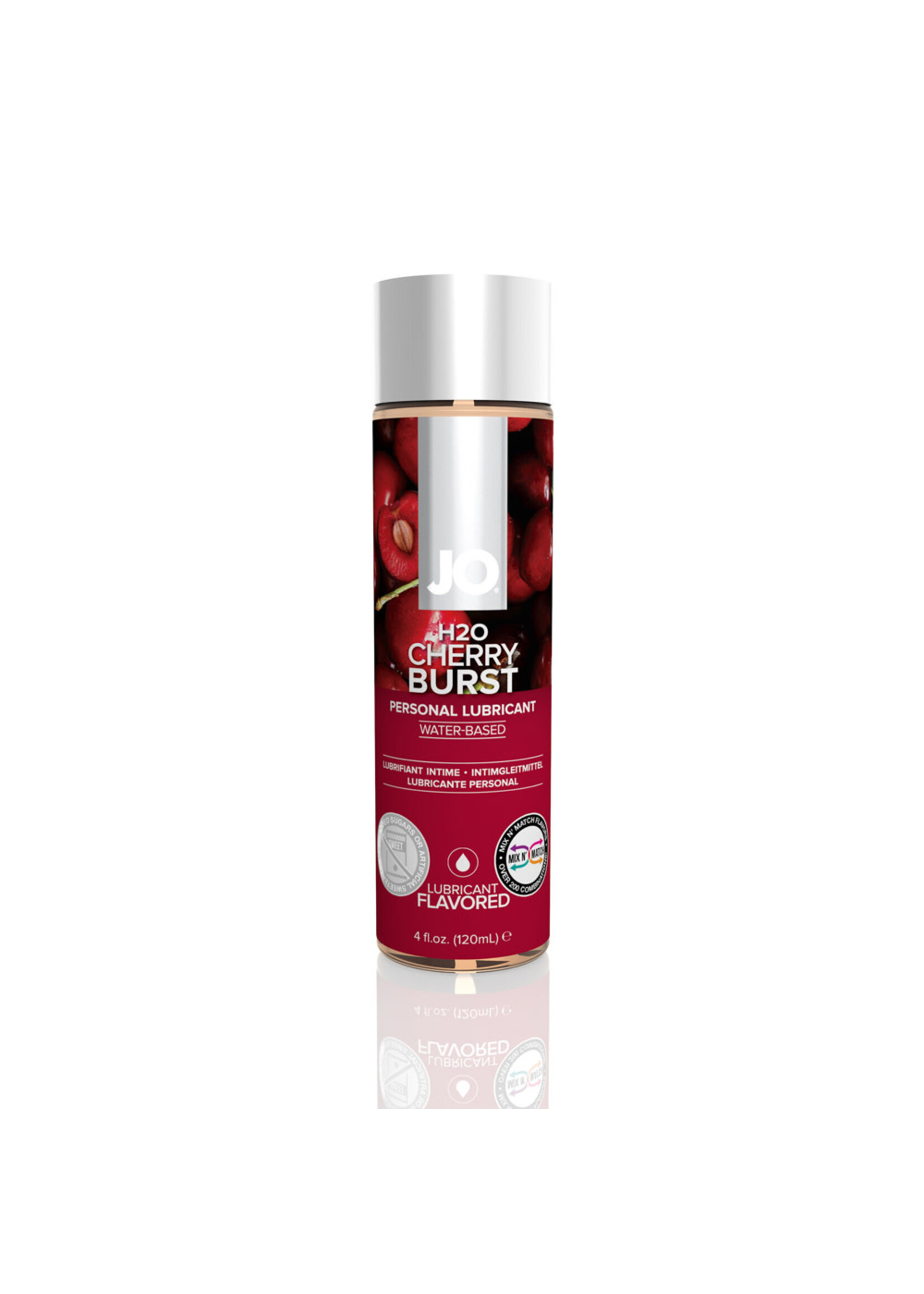System Jo Jo H2O Flavored Water Based Lubricant Cherry Burst 4 Ounce