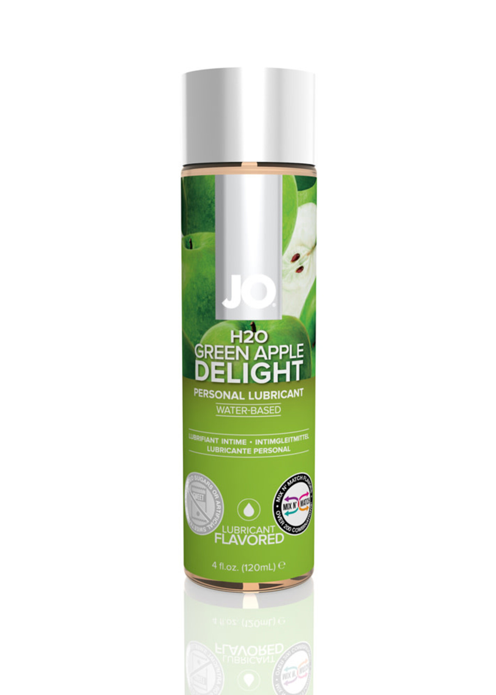 System Jo Jo H2O Flavored Lube Green Apple 4 Ounce