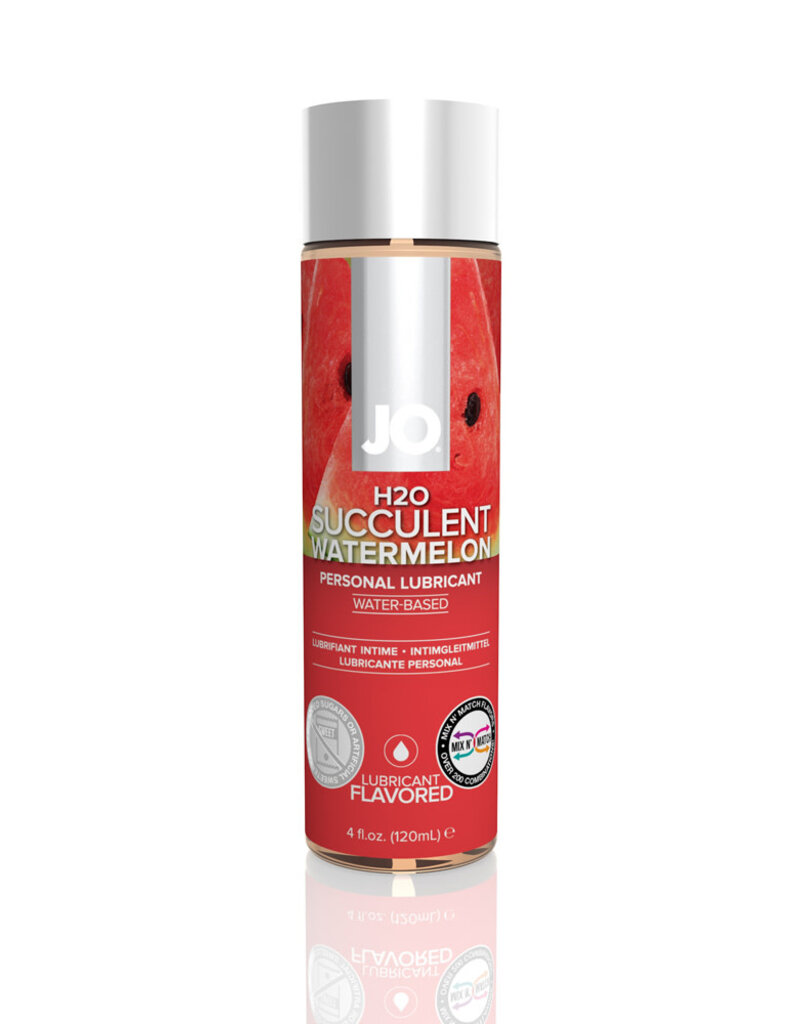System Jo Jo H2O Flavored Water Based Lubricant Watermelon 4 Ounce