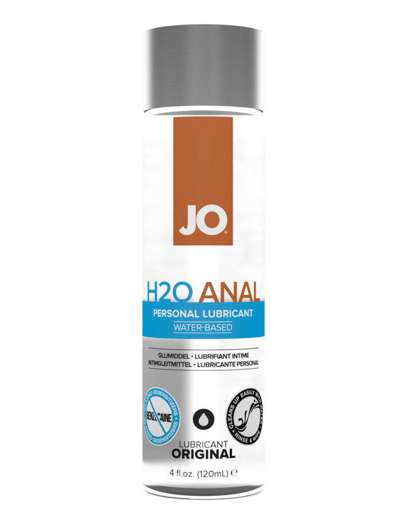System Jo Jo H2O Anal Water Based Lubricant 4 Ounce