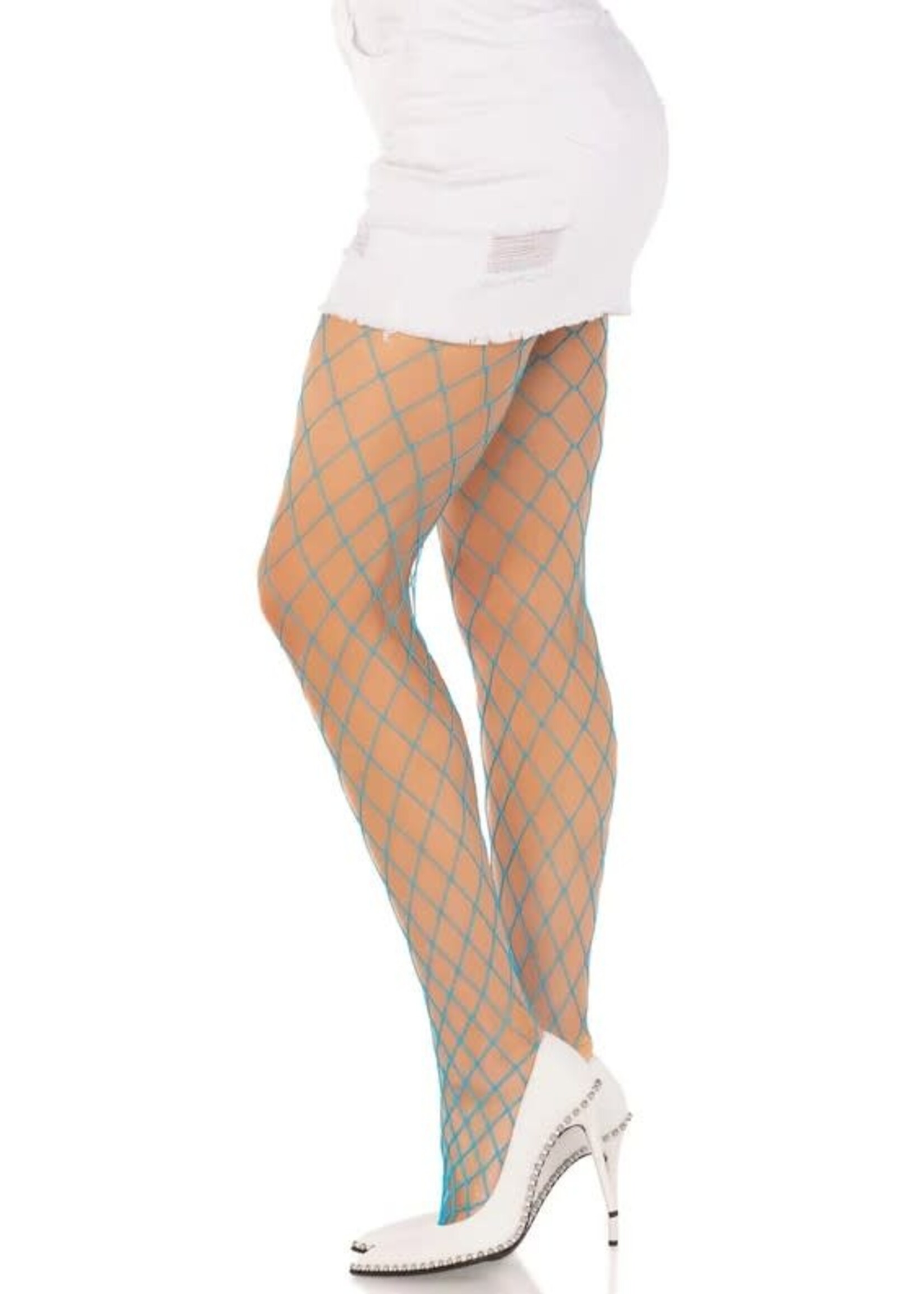 Leg Avenue Spandex Diamond Net Tights - O/S
