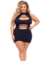 Pink Lipstick Can't Commit Dress - Curvy Queen Size