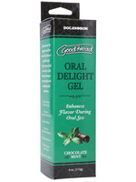 Doc Johnson GoodHead Oral Delight Gel - 4 oz Chocolate Mint