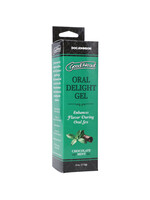 Doc Johnson GoodHead Oral Delight Gel - 4 oz Chocolate Mint