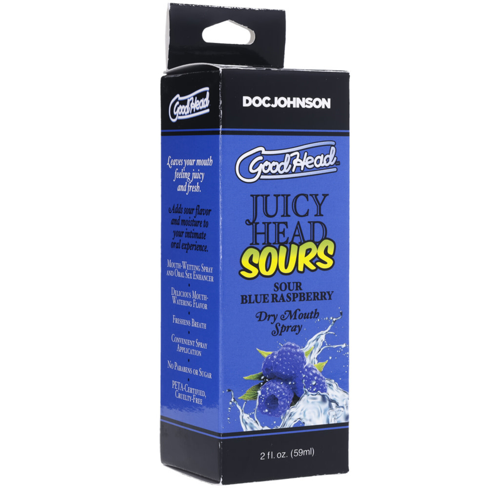 Doc Johnson GoodHead Juicy Head Sour Dry Mouth Spray - 2oz