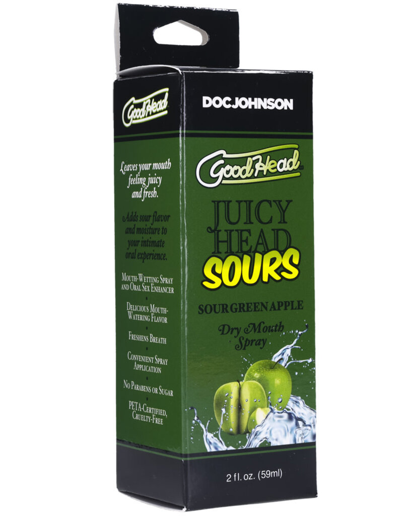 Doc Johnson GoodHead Juicy Head Sour Dry Mouth Spray - 2oz