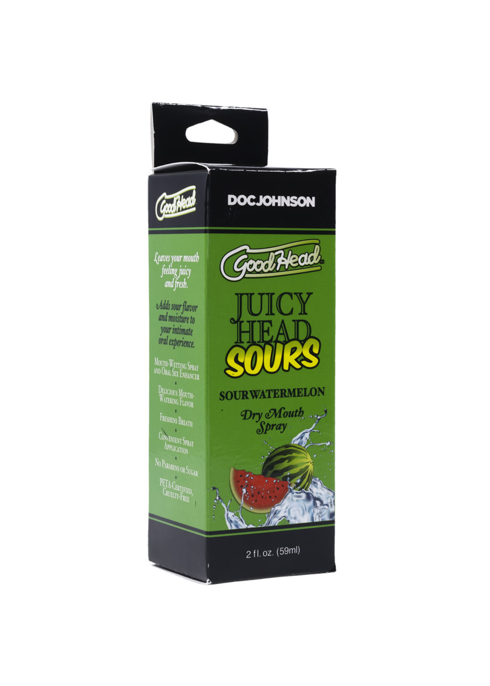 Doc Johnson GoodHead Juicy Head Sour Dry Mouth Spray - 2oz