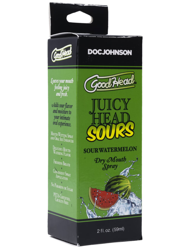 Doc Johnson GoodHead Juicy Head Sour Dry Mouth Spray - 2oz