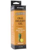 Doc Johnson GoodHead Oral Delight Gel - 4 oz Pineapple