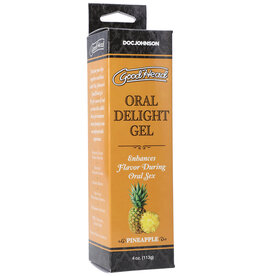 Doc Johnson GoodHead Oral Delight Gel - 4 oz Pineapple