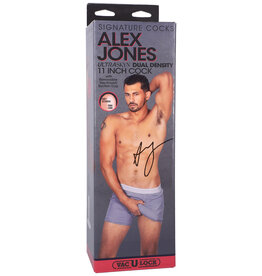 Doc Johnson Signature Cocks ULTRASKYN 11" Cock w/Removable Vac-U-Lock Suction Cup - Alex Jones