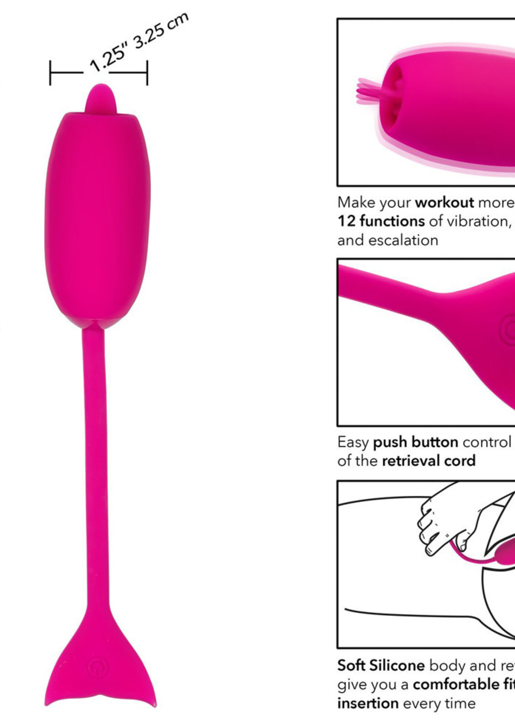 Calexotics Rechargeable Kegel Teaser Pink