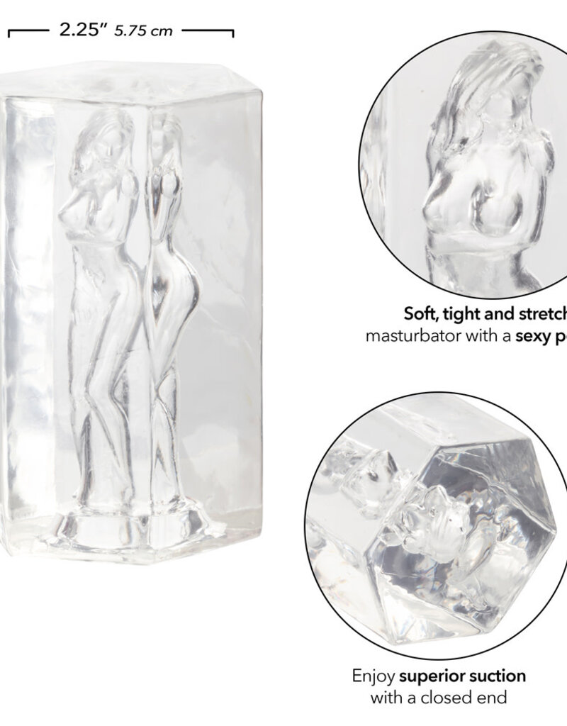 Calexotics Girls Girls Girls Pocket Stroker - Clear