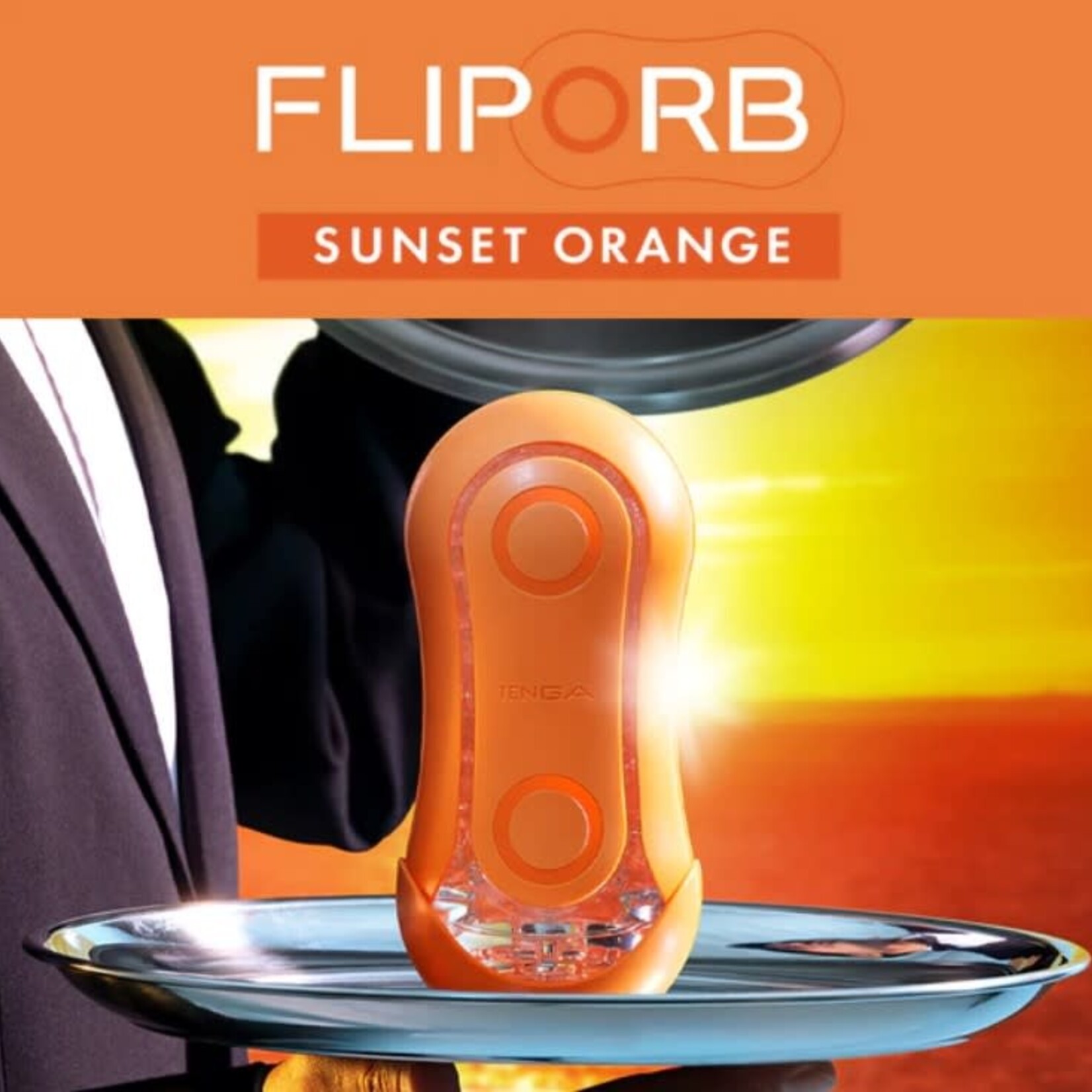 Tenga Tenga FLIP ORB SUNSET ORANGE