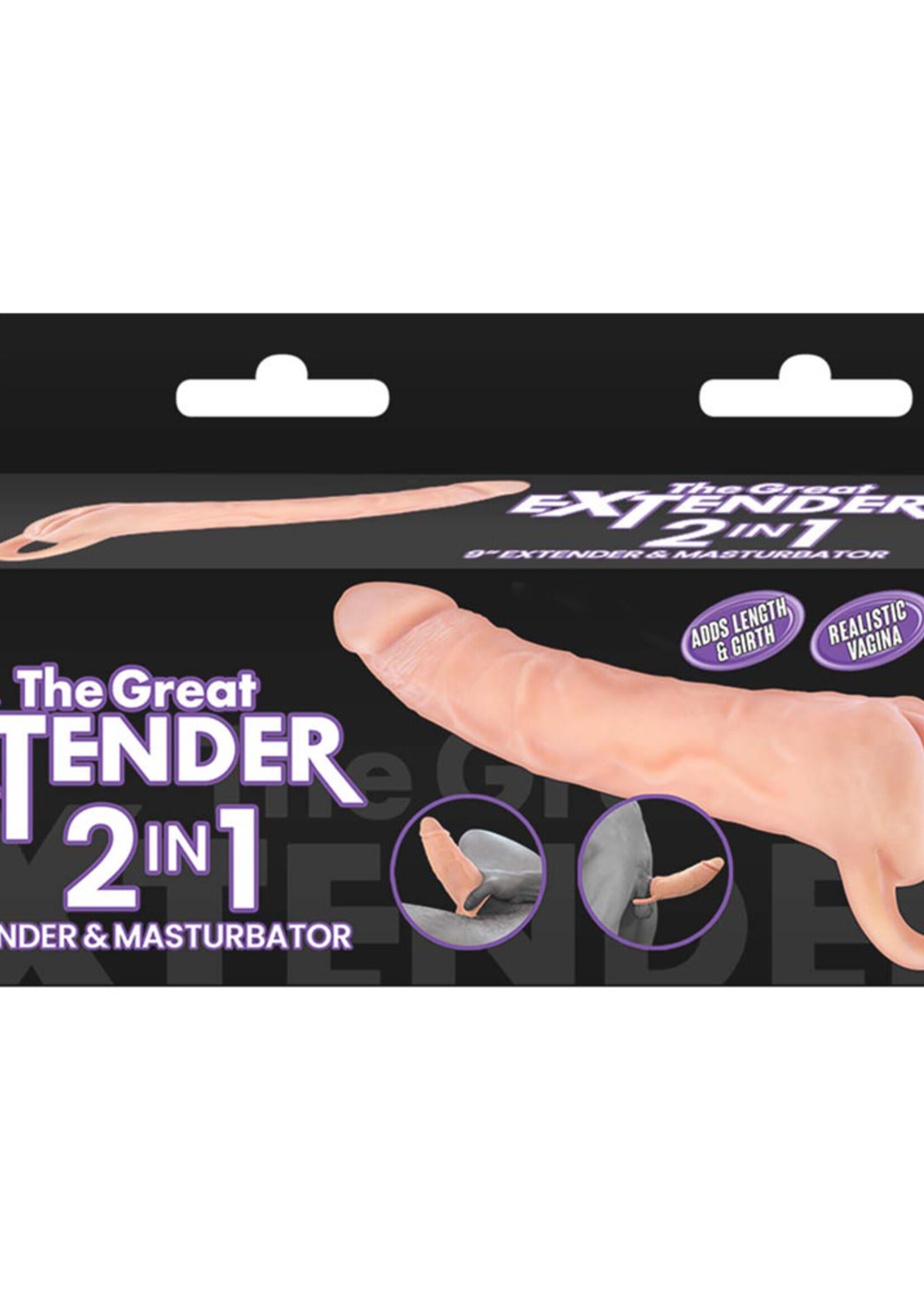 NassToys The Great Extender 2-In-1 Extender & Masturbator