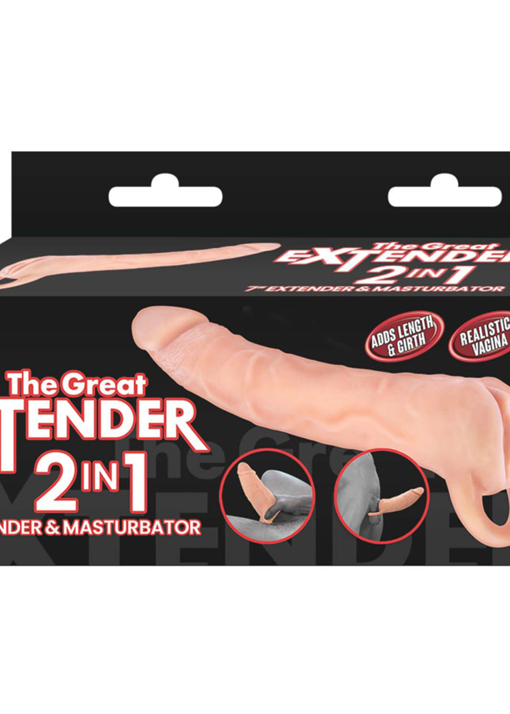 NassToys The Great Extender 2-In-1 Extender & Masturbator