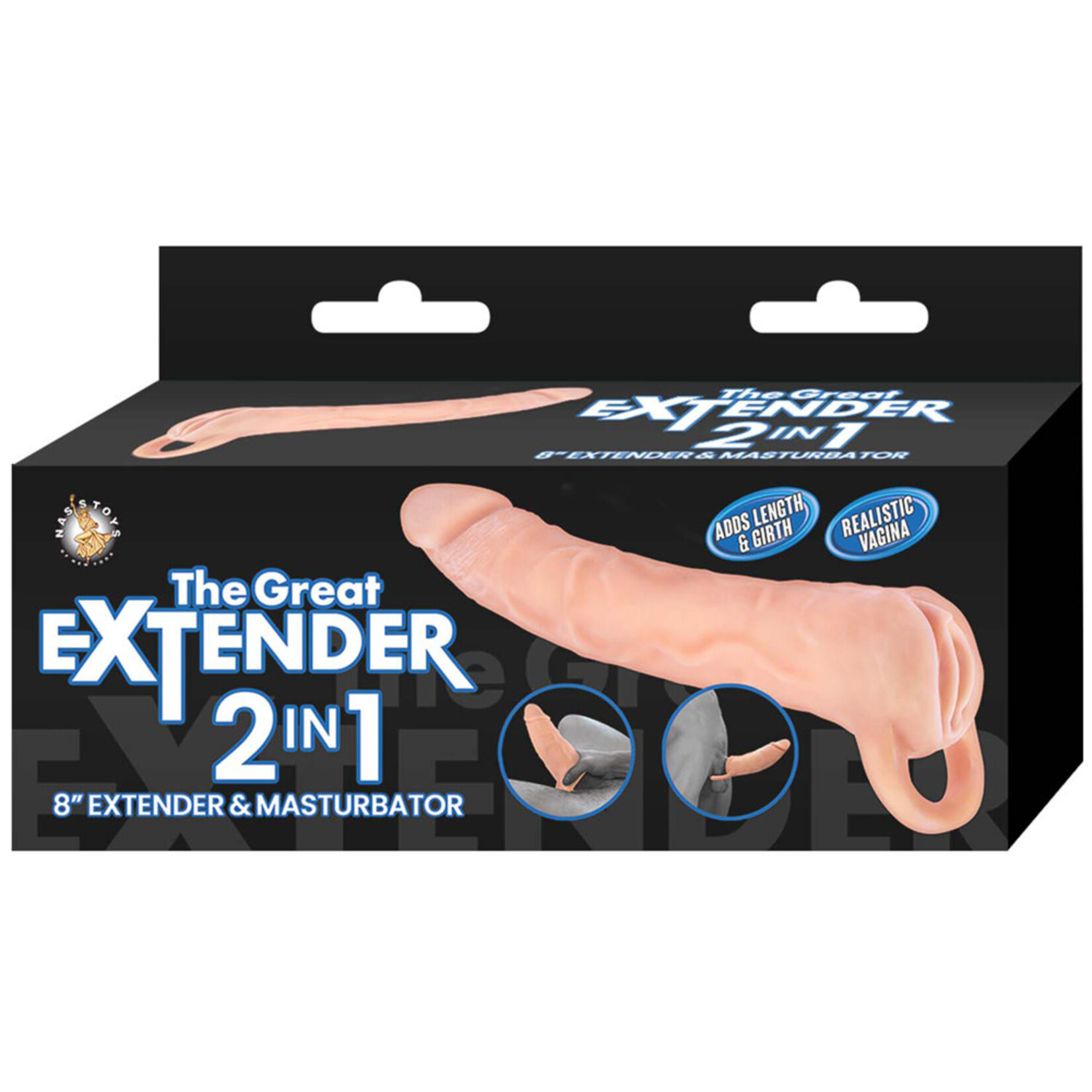NassToys The Great Extender 2-In-1 Extender & Masturbator