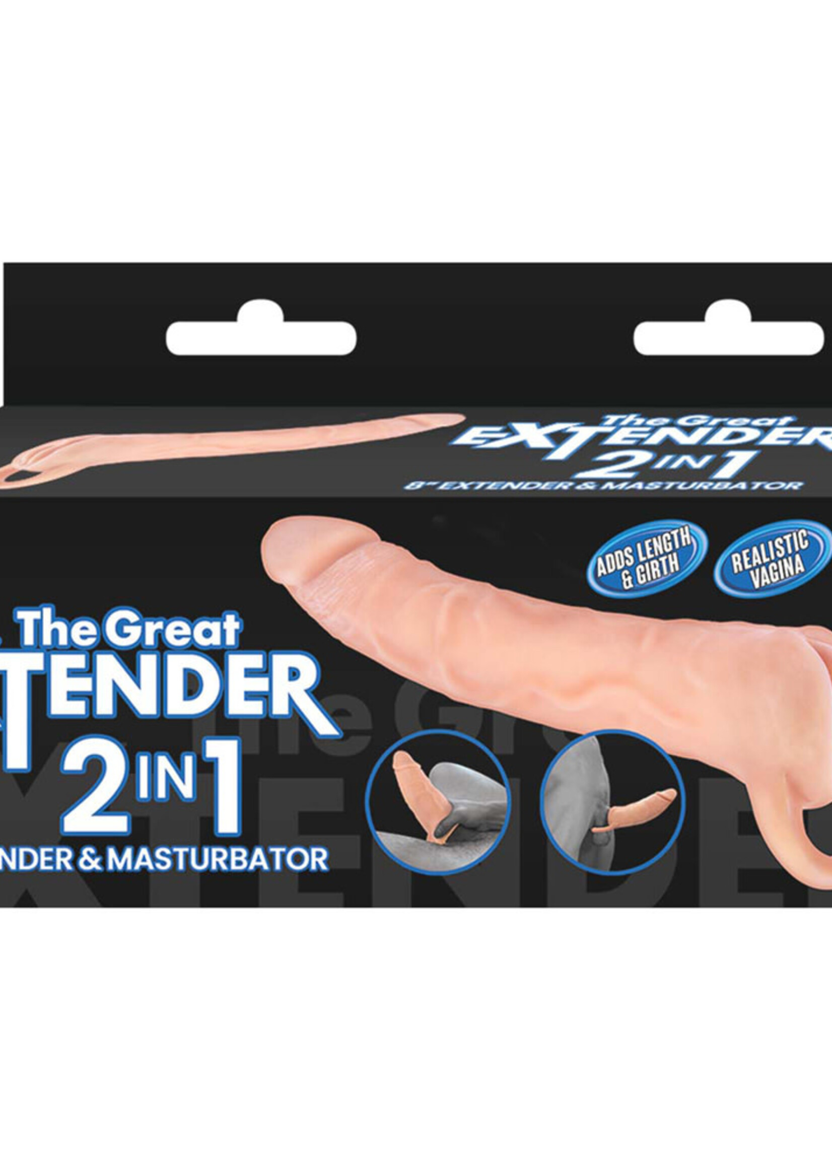 NassToys The Great Extender 2-In-1 Extender & Masturbator