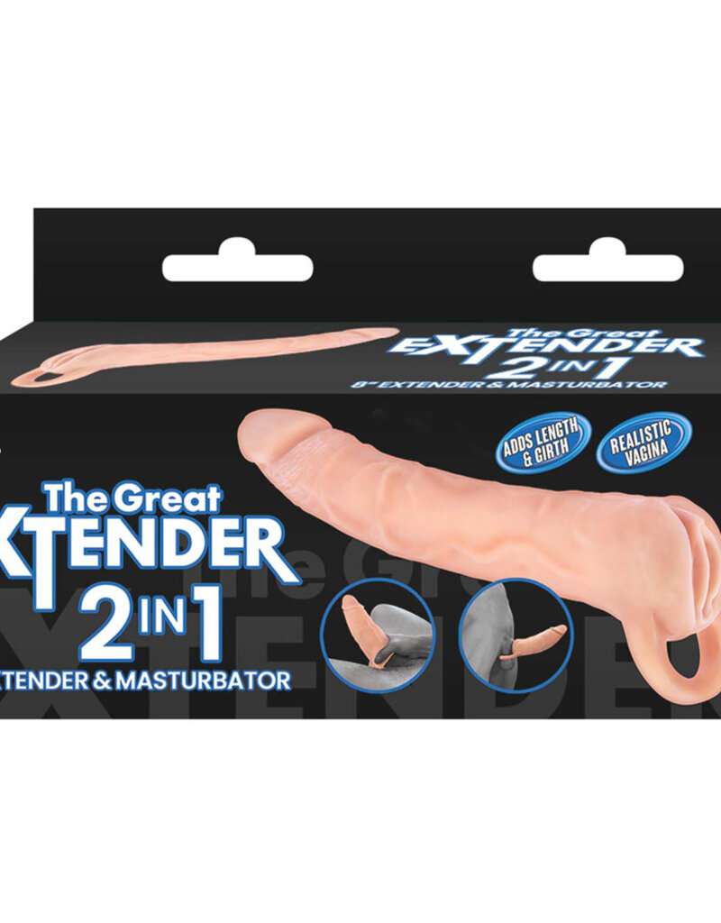 NassToys The Great Extender 2-In-1 Extender & Masturbator