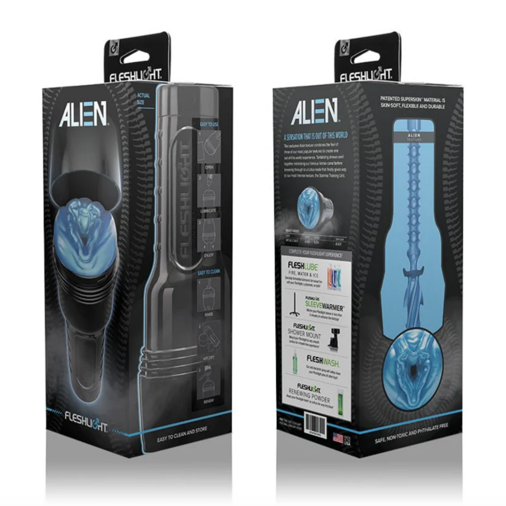 Fleshlight Fleshlight Freaks Alien Blue Metallic