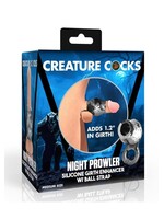 XR Brands Creature Cocks Creature Cocks Night Prowler Silicone Penis Sleeve and Ball Stretcher