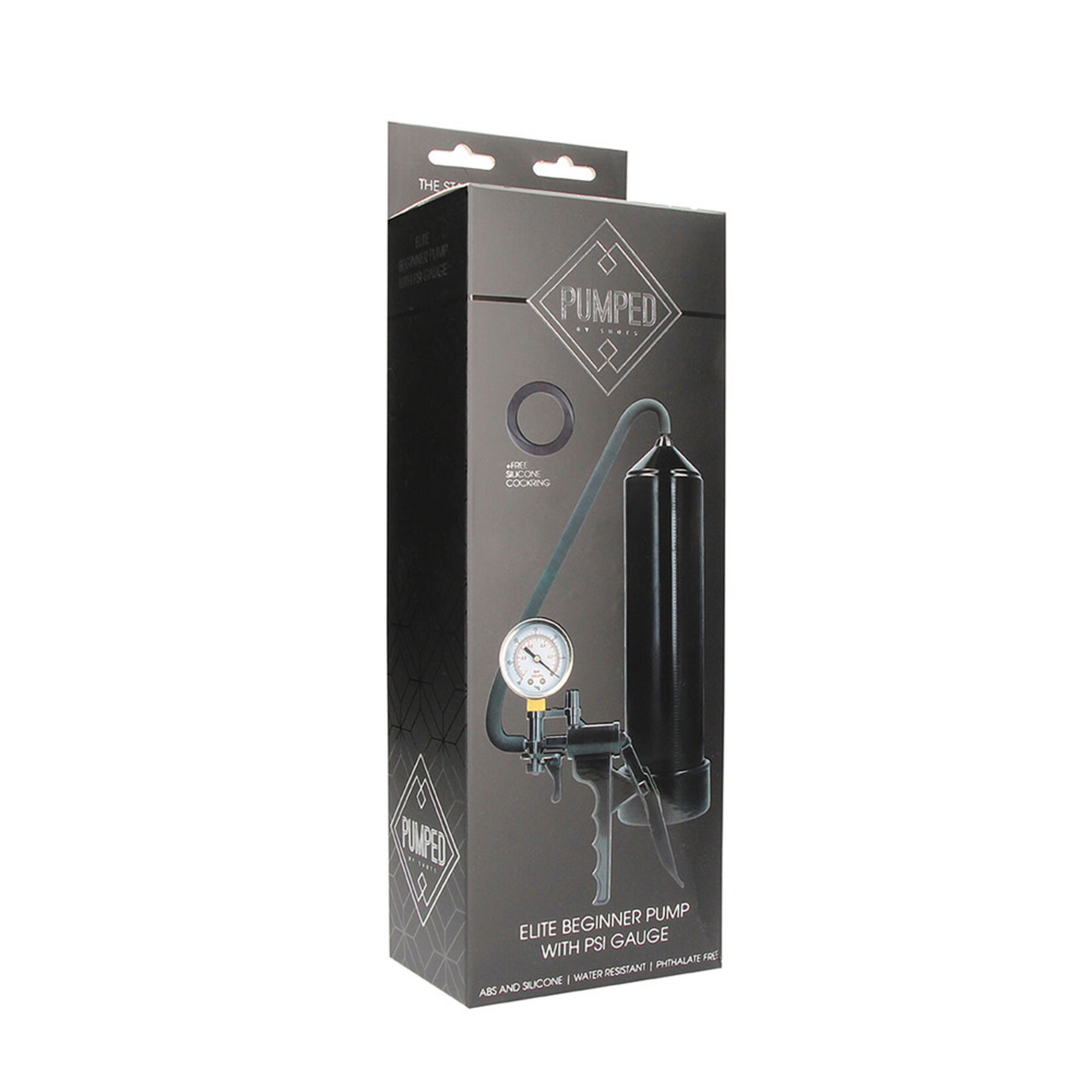 Shots Pumped Pumped Elite Beginner Pump With Psi Gauge Transparent
