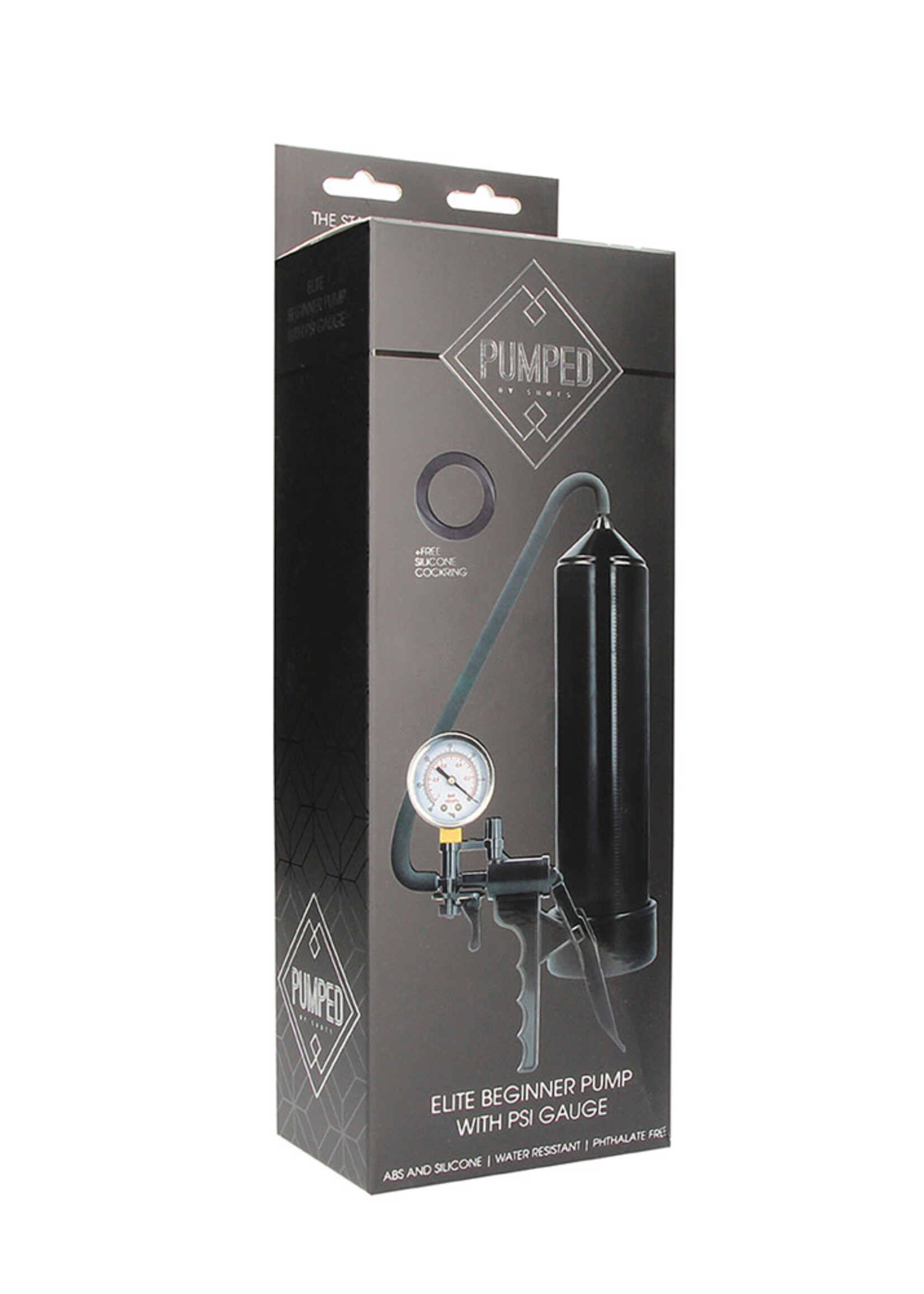 Shots Pumped Pumped Elite Beginner Pump With Psi Gauge Transparent