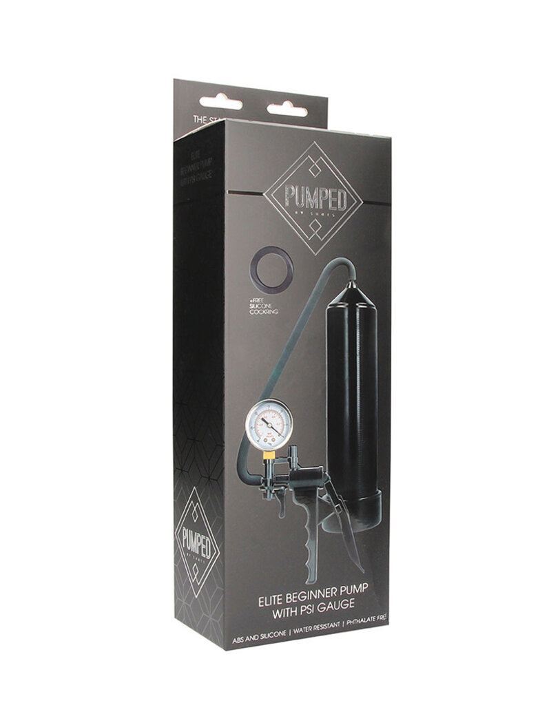 Shots Pumped Pumped Elite Beginner Pump With Psi Gauge Transparent