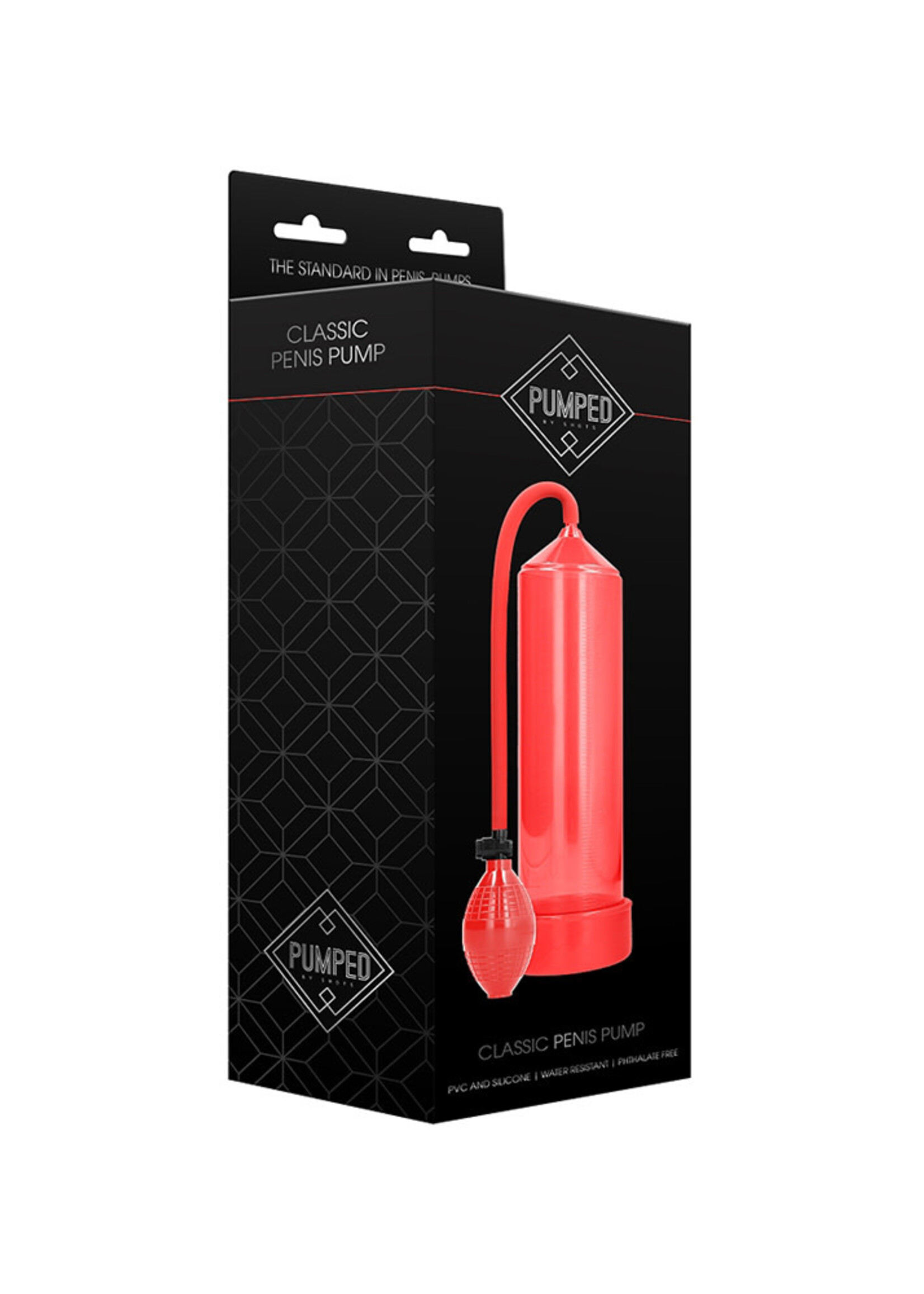 Shots Pumped Classic Penis Pump - Red